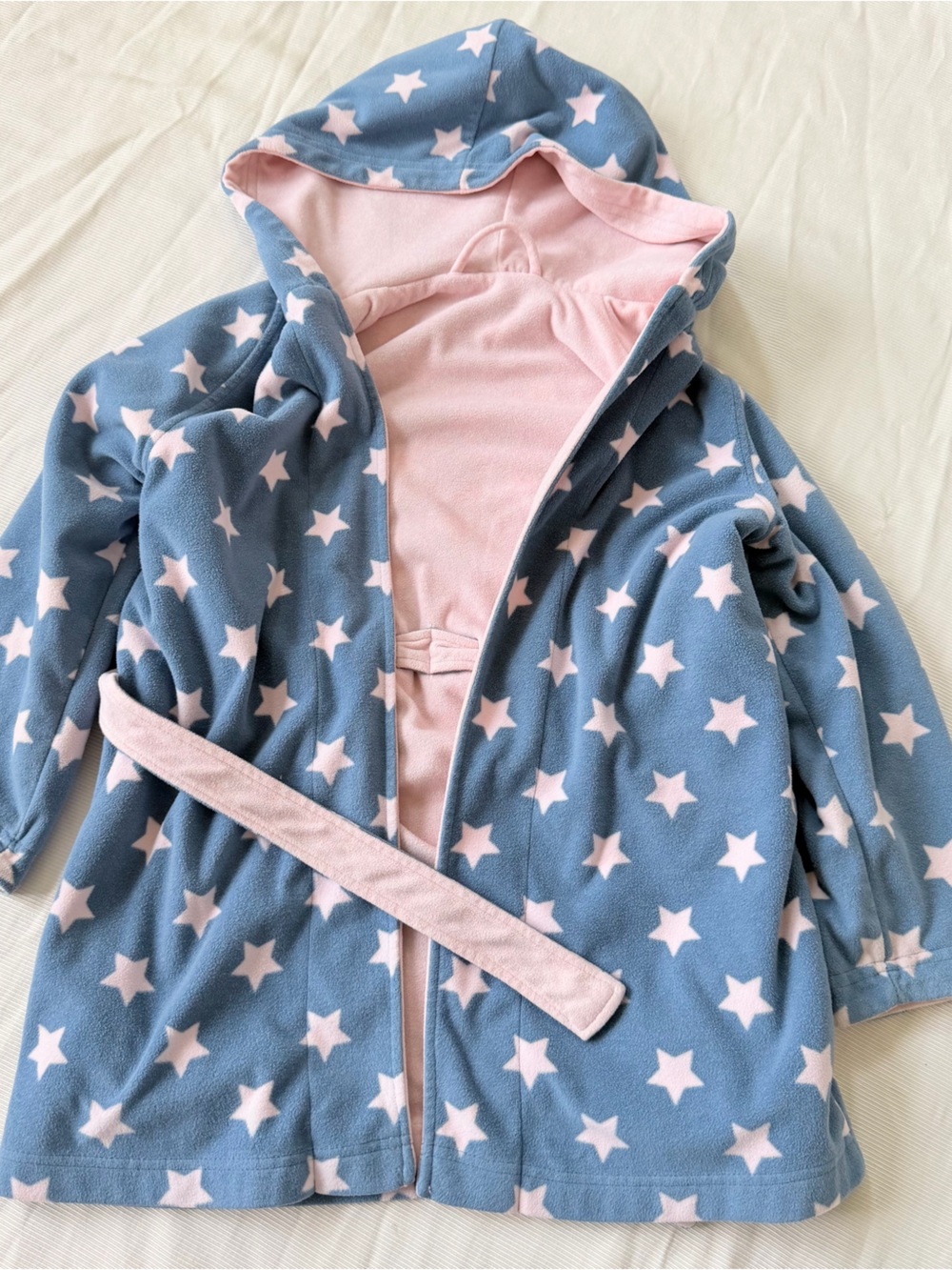 Tucker Tate Girls Robes Pajama Sleepwear Reversible Stars Pool 6